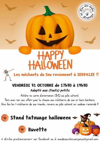 affiche Halloween 2025 affiche Halloween 2025