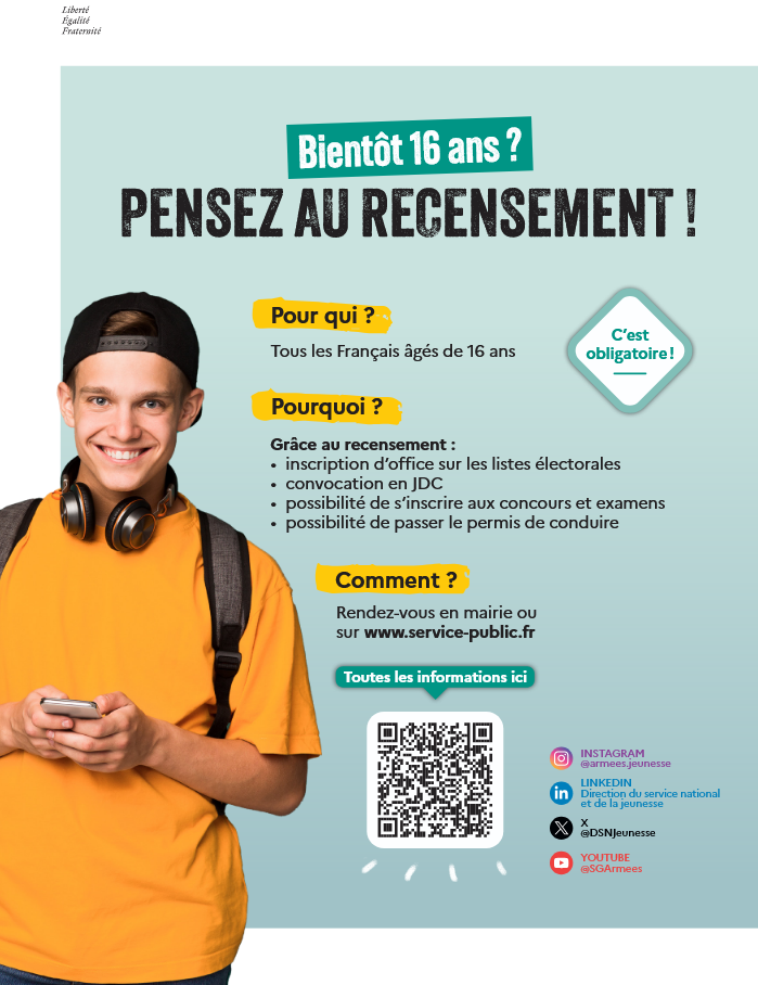 affiche recensement jdc