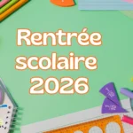Rentree scolaire 2026